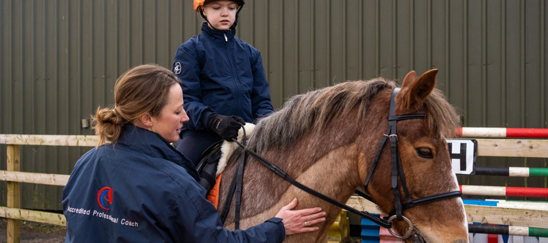 Child on a pony